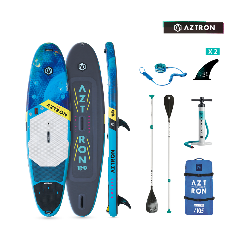 Aztron Soleil allround sup board 11'' compleet pakket ( met windsurf optie )