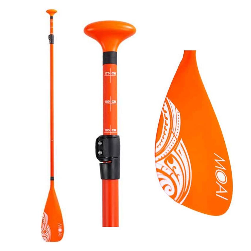 Peddel Moai volledig glasvezel oranje (verstelbaar)
