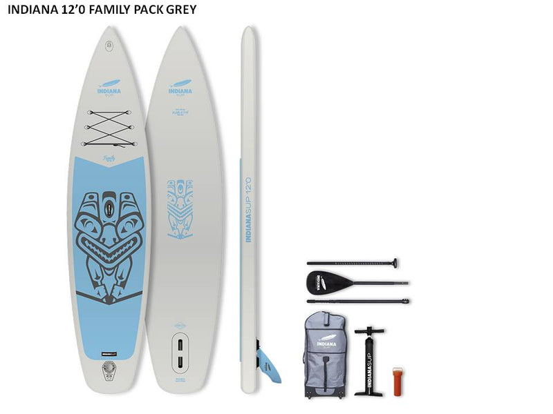 Sup board Indiana 12’0 family pack grey
