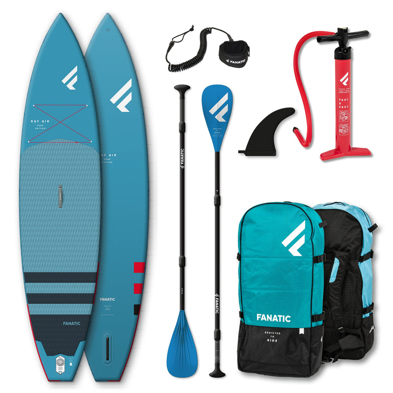 Fanatic Ray Air Blue 12'6'' TOURING ( compleet pakket )