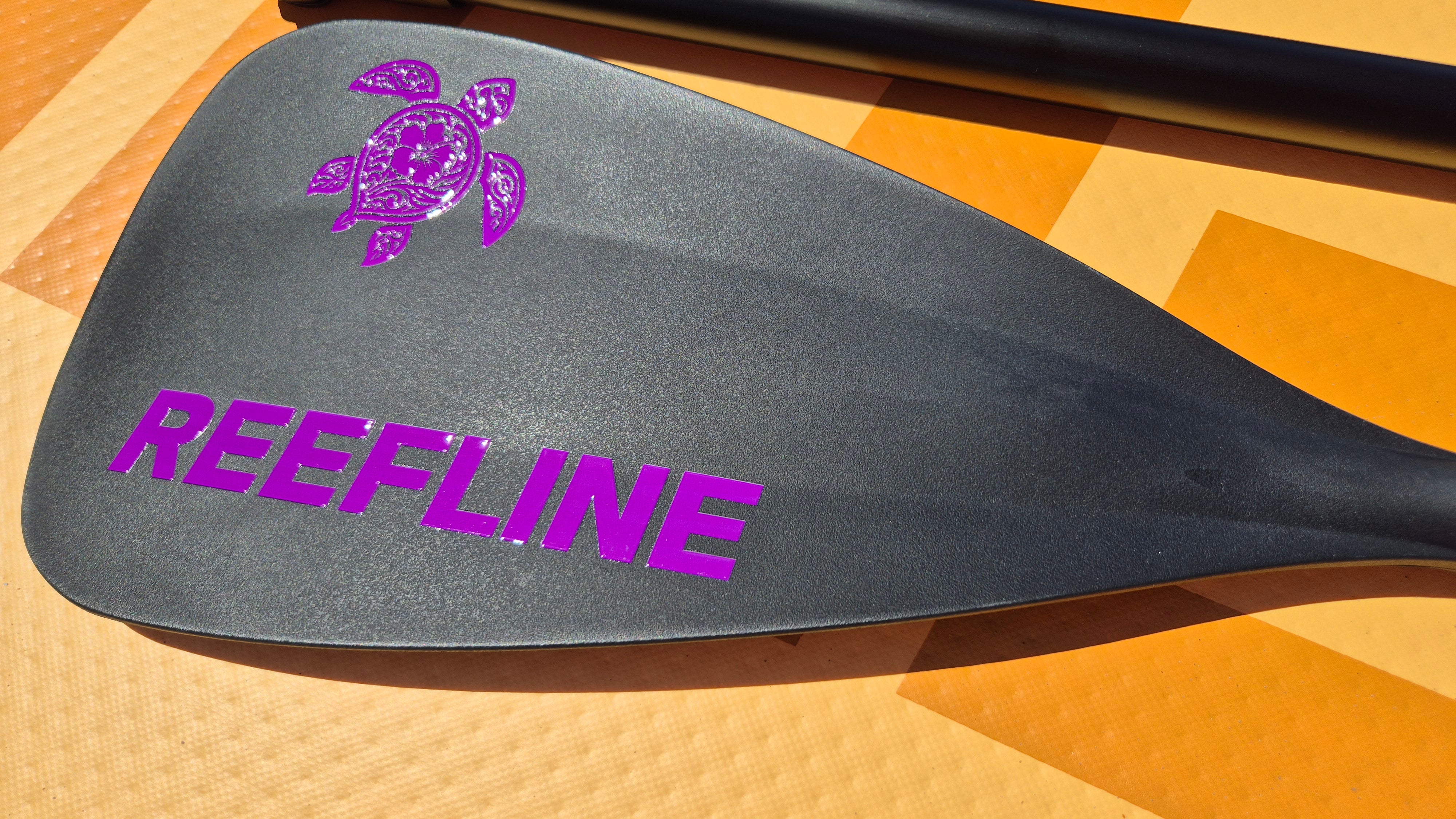 Reefline Turtle aluminium sup peddel Purple edition