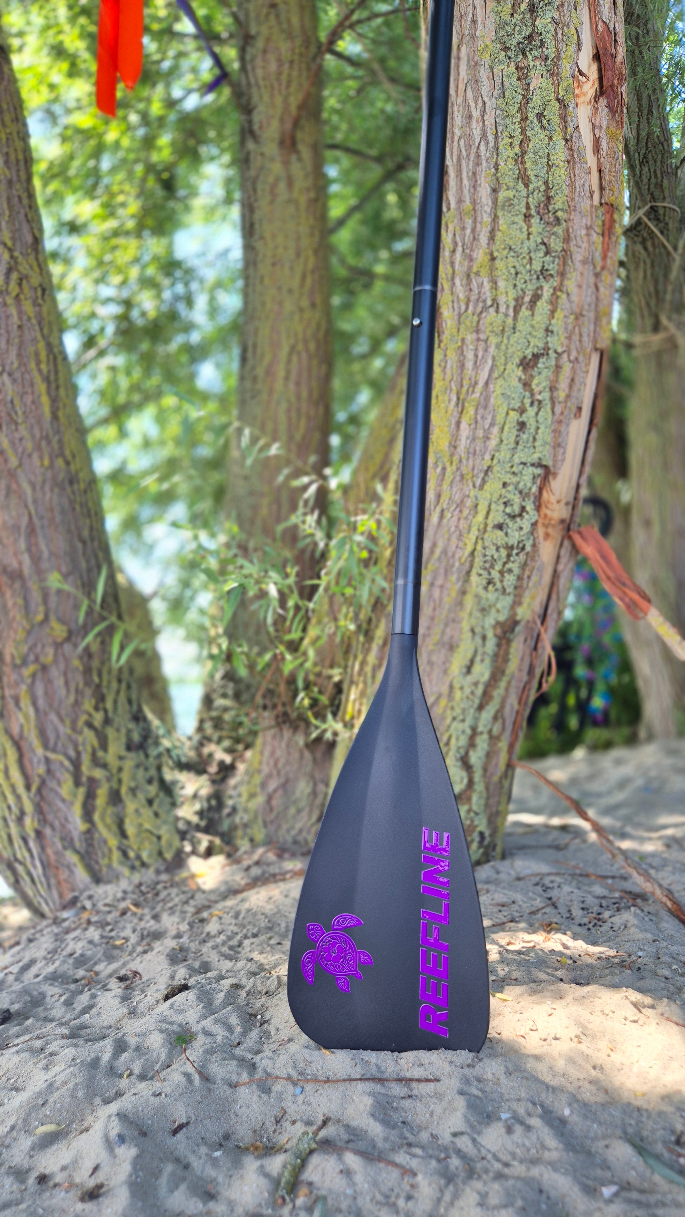 Reefline Turtle aluminium sup peddel Purple edition