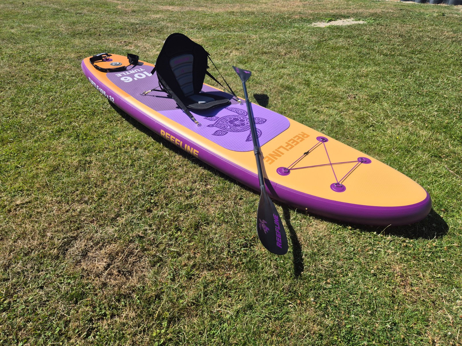 Turtle SUP Kajak Zitje – purple edition (universeel)