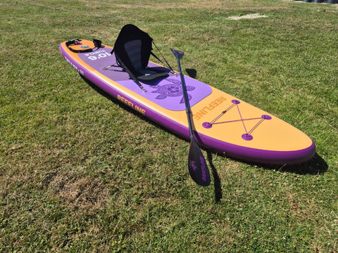 Turtle SUP Kajak Zitje – purple edition (universeel)