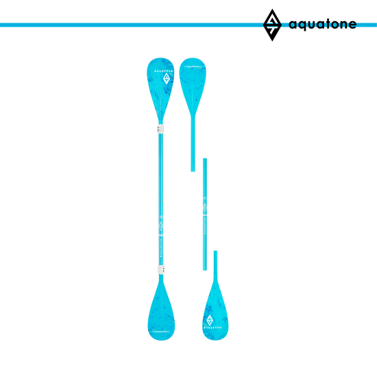 Aquatone Allstyle sup en kajak peddel - peddel kajak - peddel sup - 4 delig