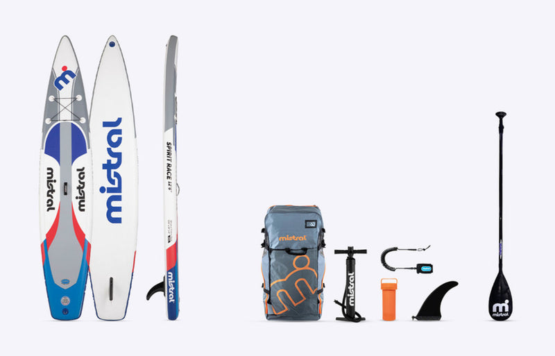 Mistral Spirit race sup 12'6 opblaasbare combo set V2.0