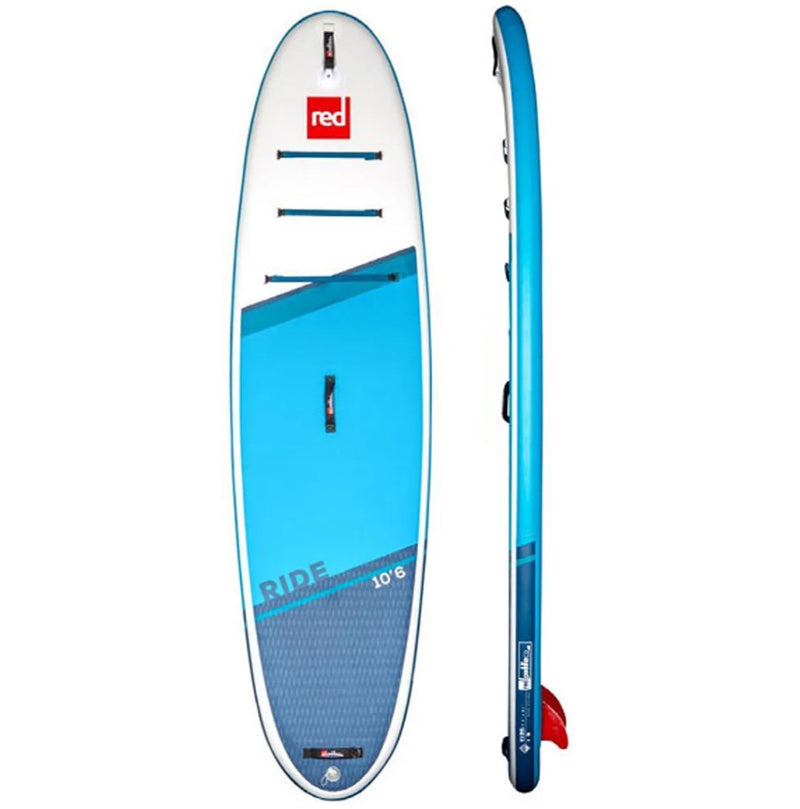 Red Paddle Sup Package - 10.6 Ride - Cruiser tough paddle & leash