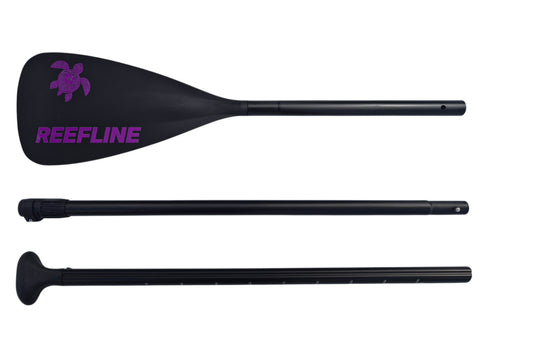 Reefline Turtle aluminium sup peddel Purple edition