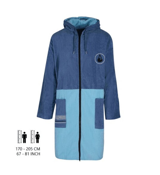 Wave Hawaii poncho Bleys - Cotton velours - L
