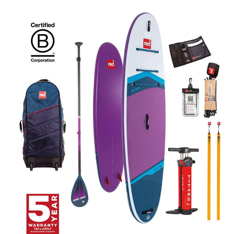 Red Paddle Sup Package - 10.6 Ride Purple CT