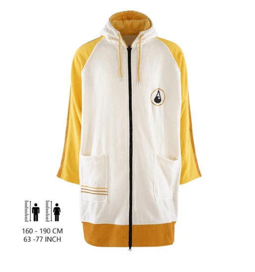 Poncho Wave Hawaii Greed Zipper Poncho unisex size M