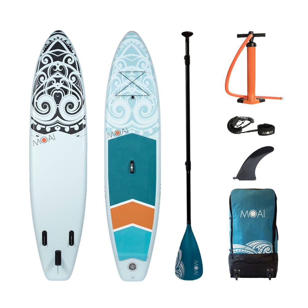 Sup board Moai 11.0'' all-round compleet pakket met glasvezel peddel