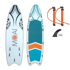 Sup board Moai 18′ Big Board (familie sup) 4-8 personen (exclusief peddels)