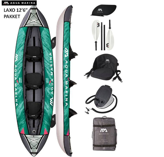 Kajak Aqua Marina Laxo 12'6" (3 persoons)