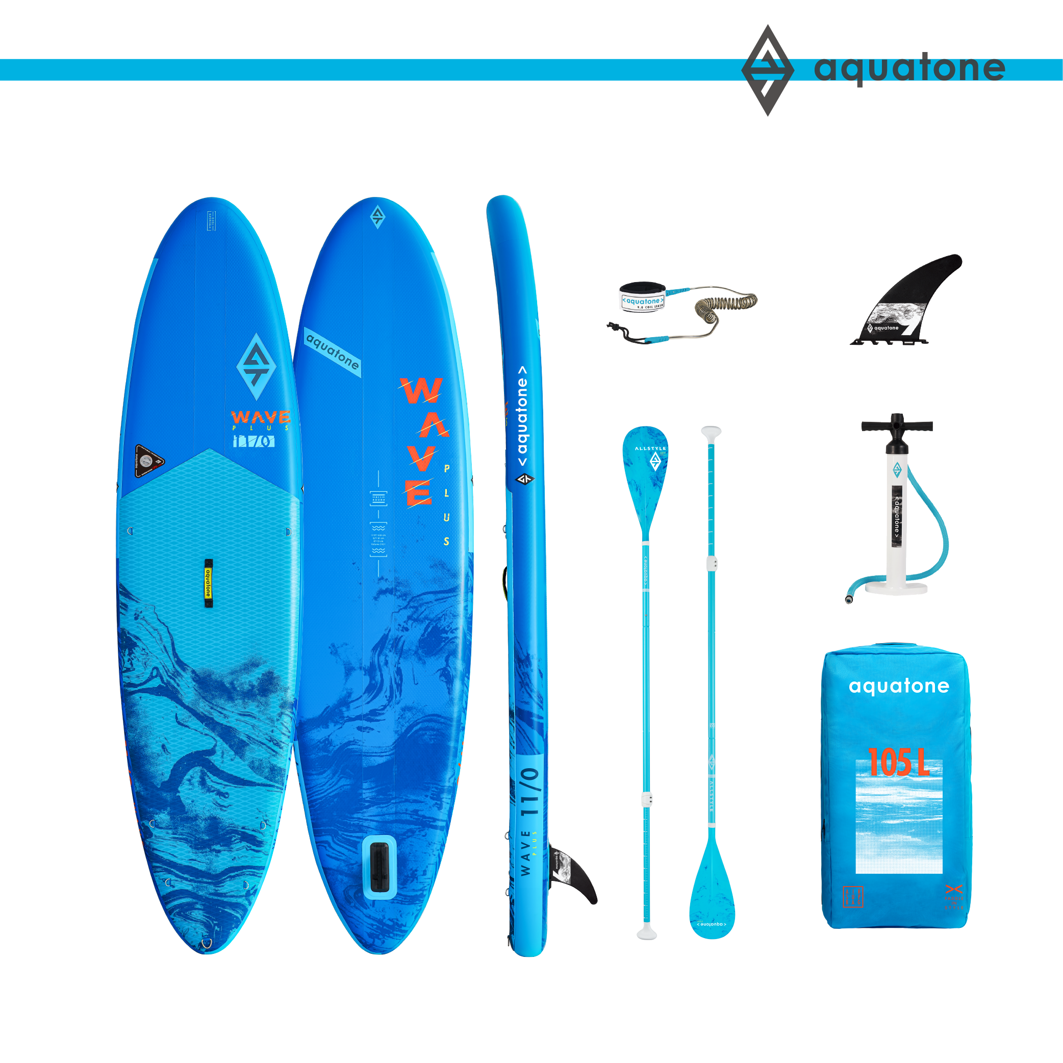Aquatone Wave plus 11'' all-round supboard 2022 (compleet pakket)