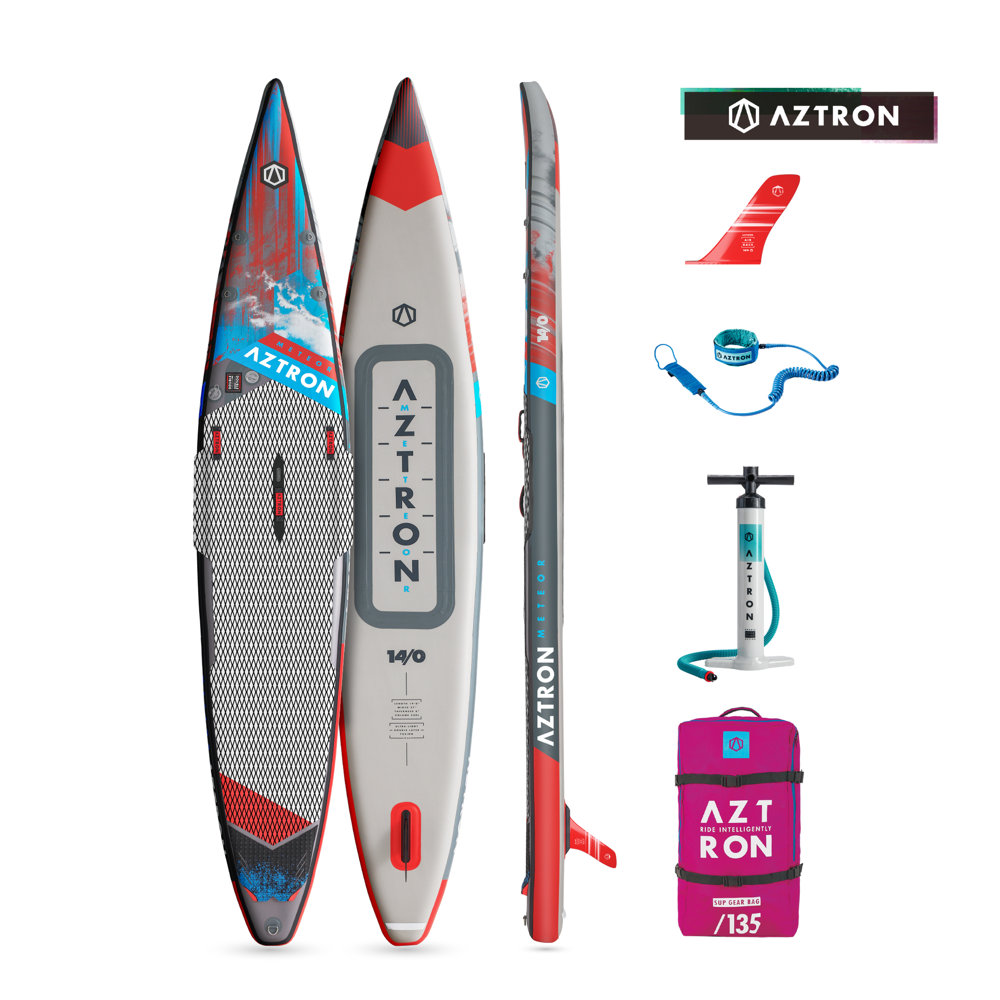 Aztron Meteor race sup board 14.0'' 2022 (compleet pakket, zonder peddel)