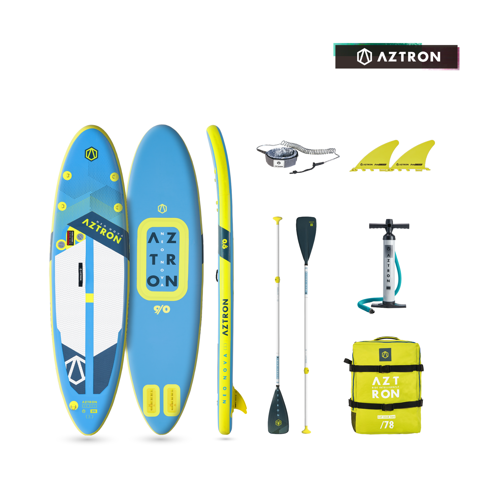 Aztron Neo Nova 9.0'' allround sup board (compleet pakket)