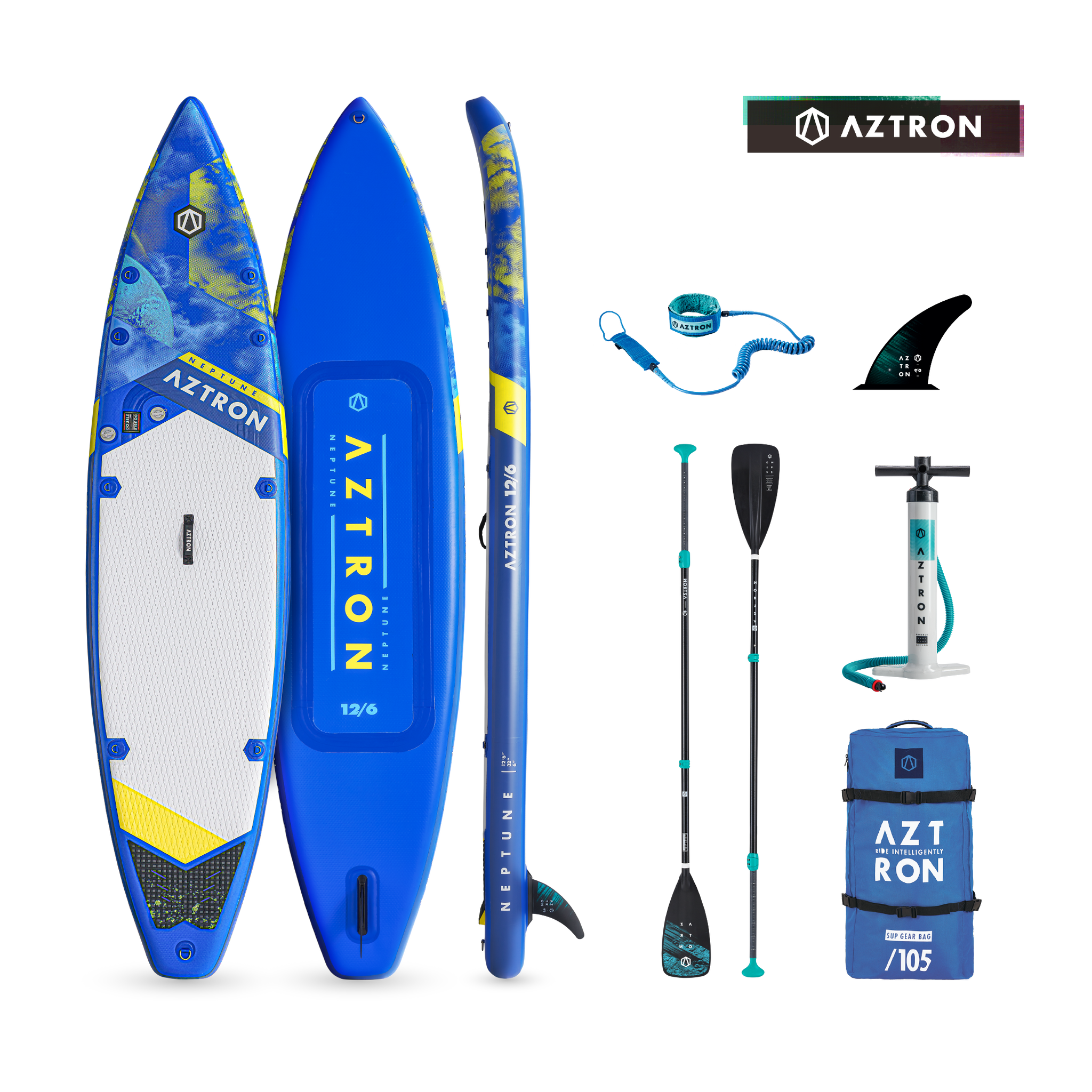 Aztron Neptune touring sup board 12.6'' 2022 (compleet pakket)