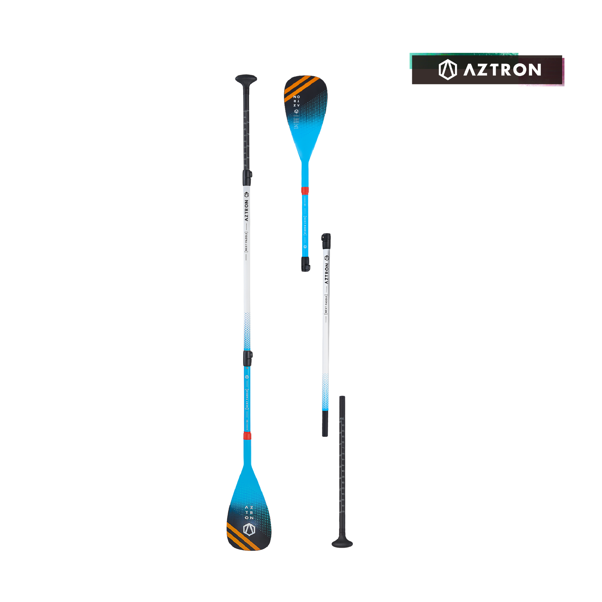 Aztron Next carbon peddel 3 delig