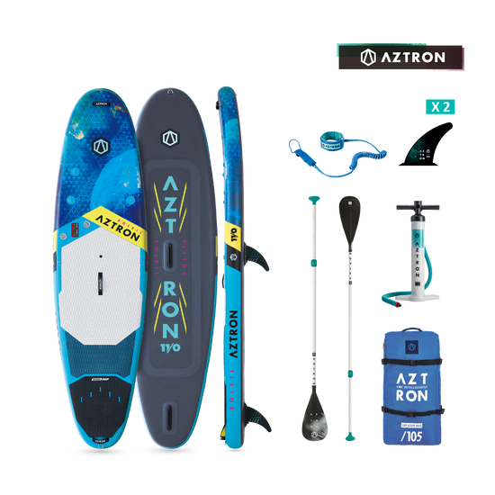 Aztron Soleil allround sup board 11'' compleet pakket ( met windsurf optie )