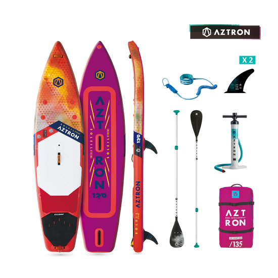 Aztron Soleil Xtreme touring sup board 12'' compleet pakket ( met windsurf optie )