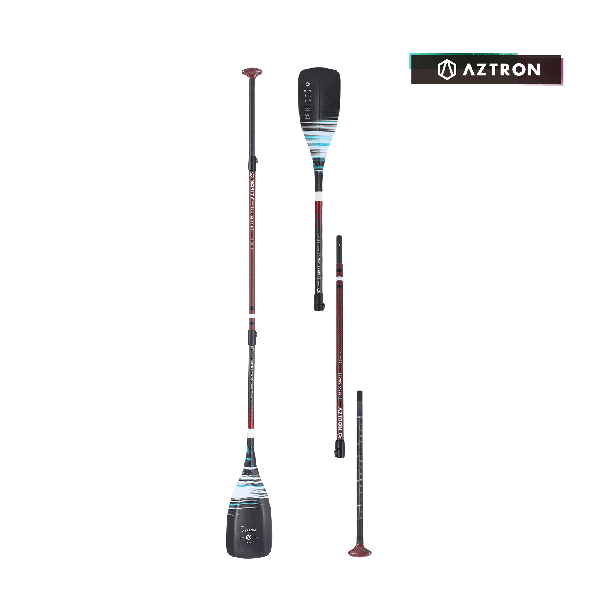 Aztron Sonic carbon peddel 100 3-delig 2022
