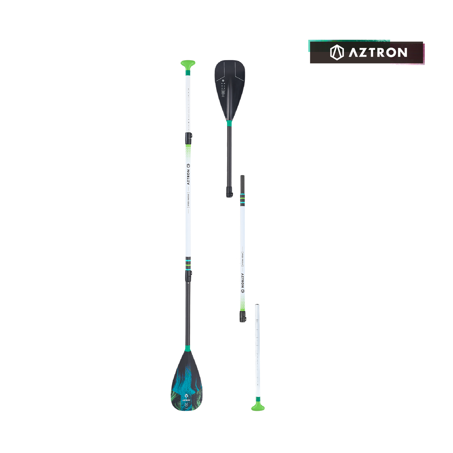 Aztron speed cruising carbon peddel 3 delig