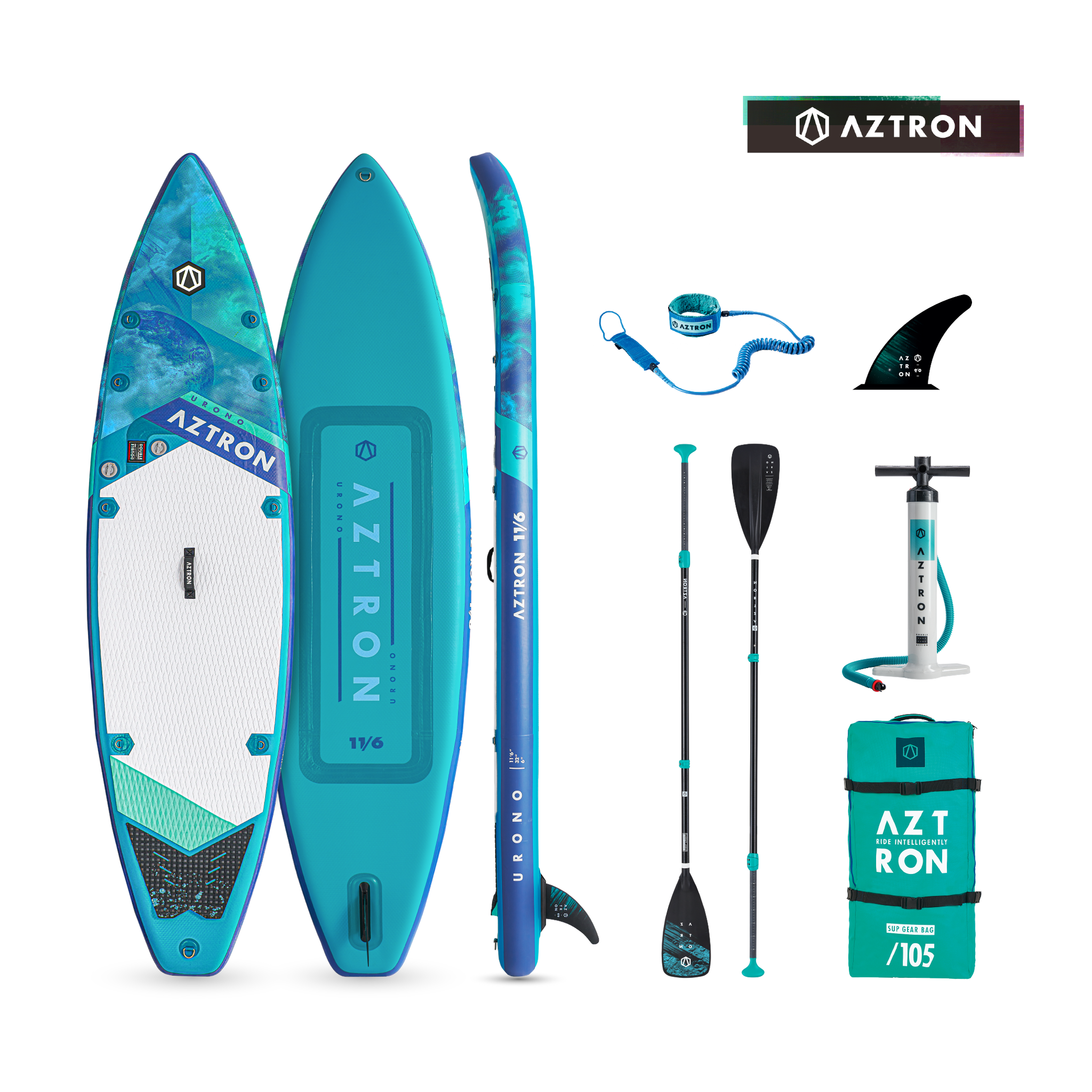 Aztron Urono touring sup board 11.6'' 2022 (compleet pakket)