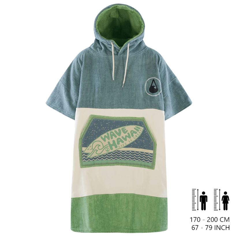 Poncho Cotton Velours Curitiba, Size L