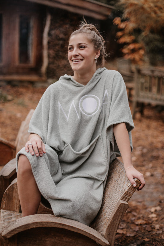 Poncho Moai Mint Groen