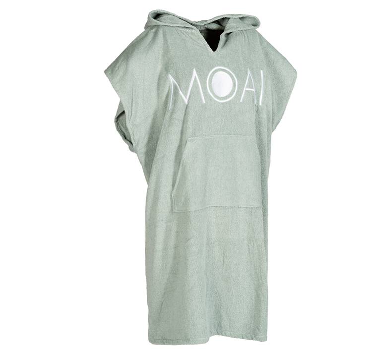 Poncho Moai Mint Groen