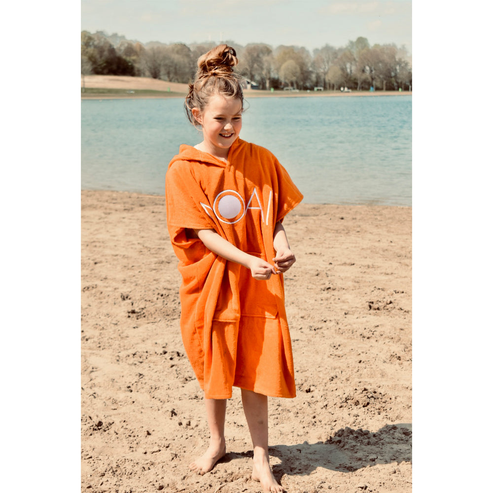 Poncho Moai Kids Oranje