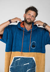 Poncho Wave Hawaii Bamboo Flow, maat L