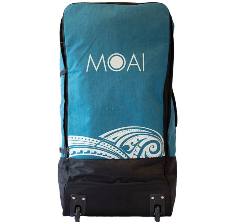 Trolley backpack Moai Blue/Blauw