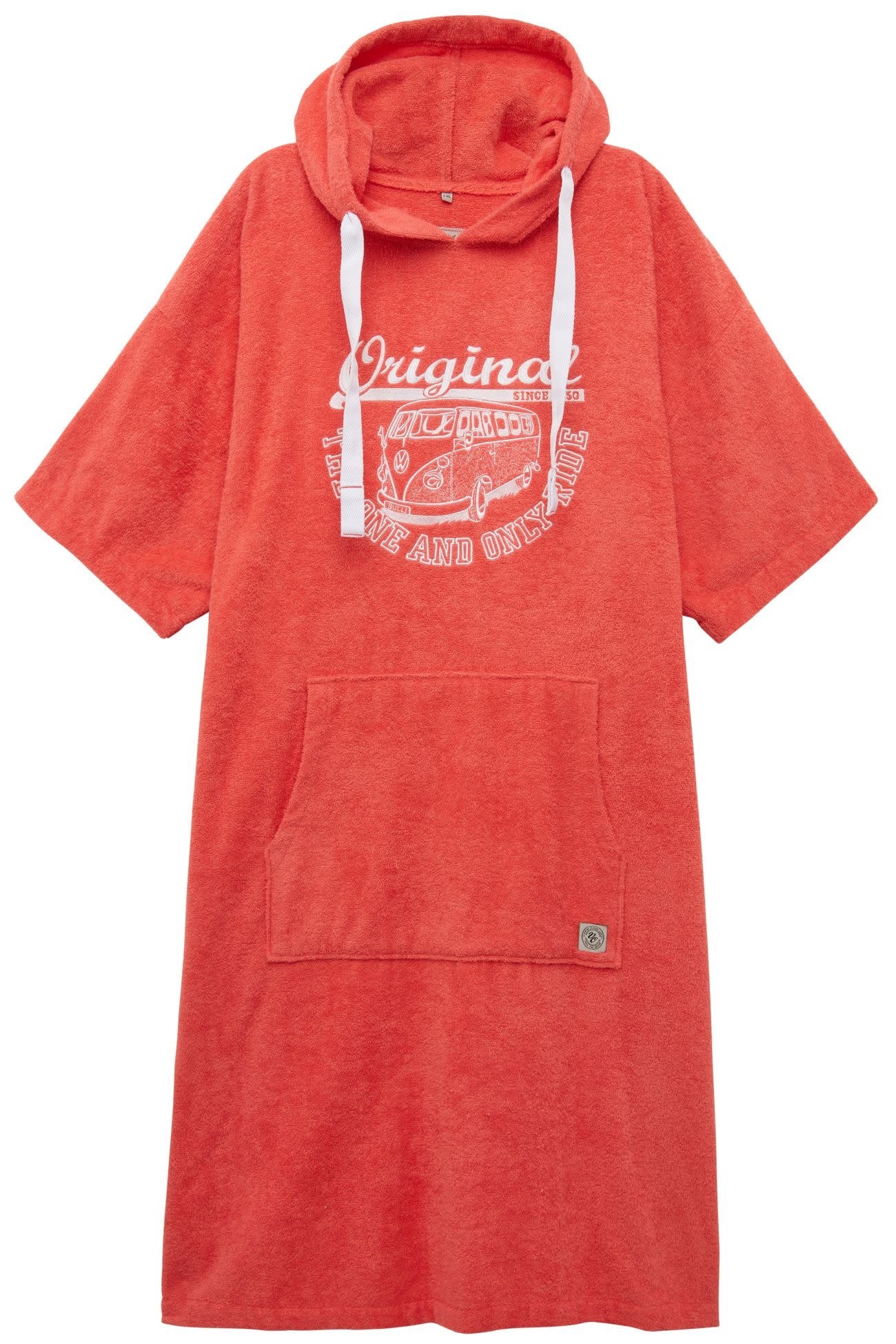 Van One Classic Cars Original Ride Poncho, dirty pink white - maat S/M