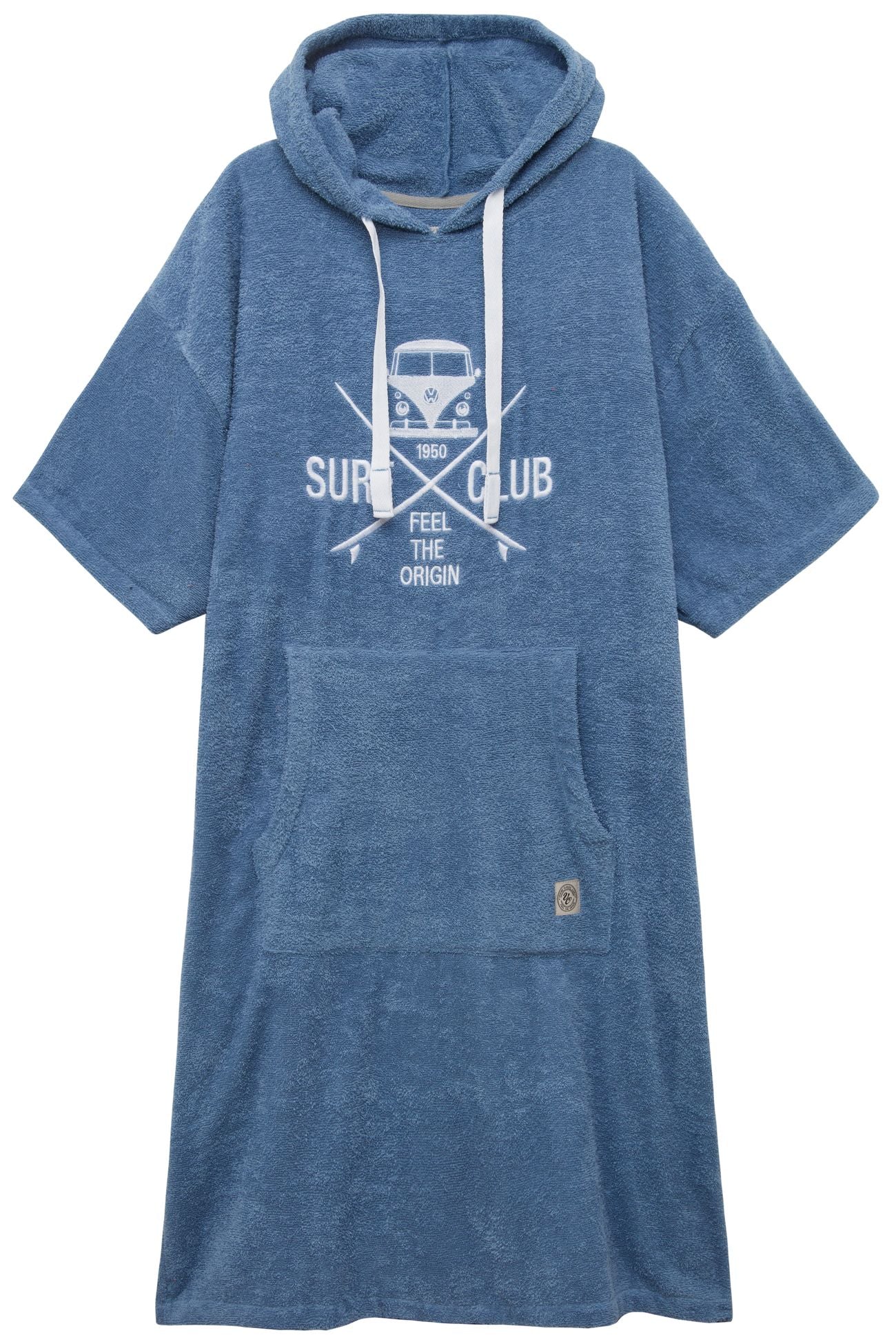 Van One Classic Cars Poncho-Surf club - blauw/wit - Maat L/XL